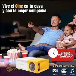 Mini Proyector LED VisionGo™ - Cine en cualquier lugar de tu casa