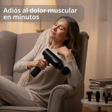 Pistola Masajeadora HY-IMPACT - Terapia de Percusión Profunda