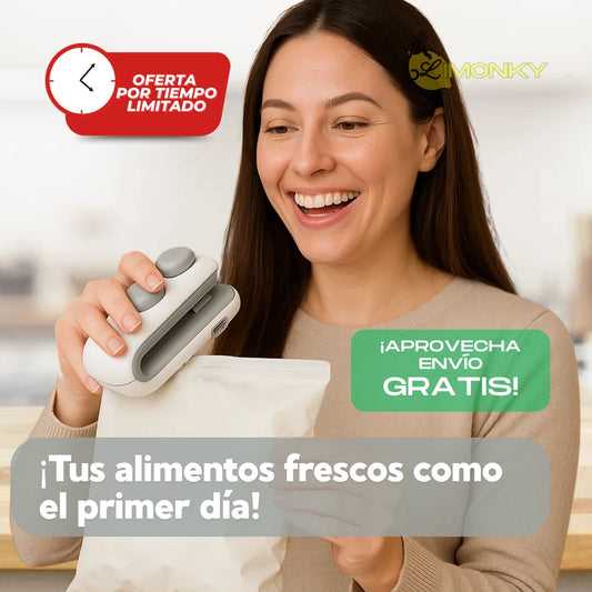 SellaFresh: Sellador térmico 2 en 1 – tus alimentos frescos como el primer día